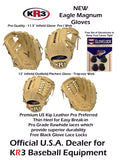 KR3 Magnum Baseball Gloves Pro Quality - 11.5inch Infield Glove- Pro I Web